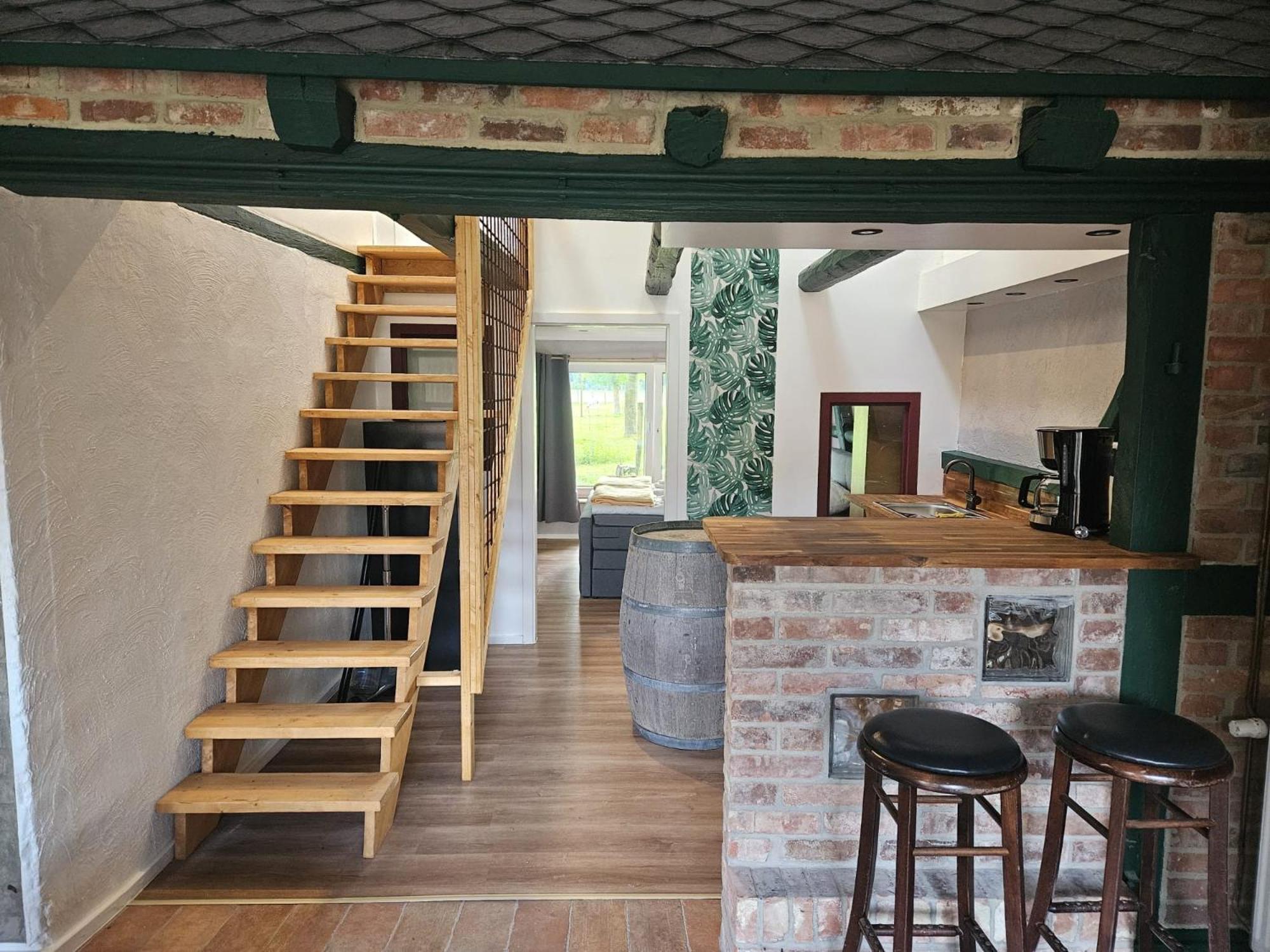 Ferienhaus Banana Lodge ブルッフハウゼン・ヴィルセン エクステリア 写真